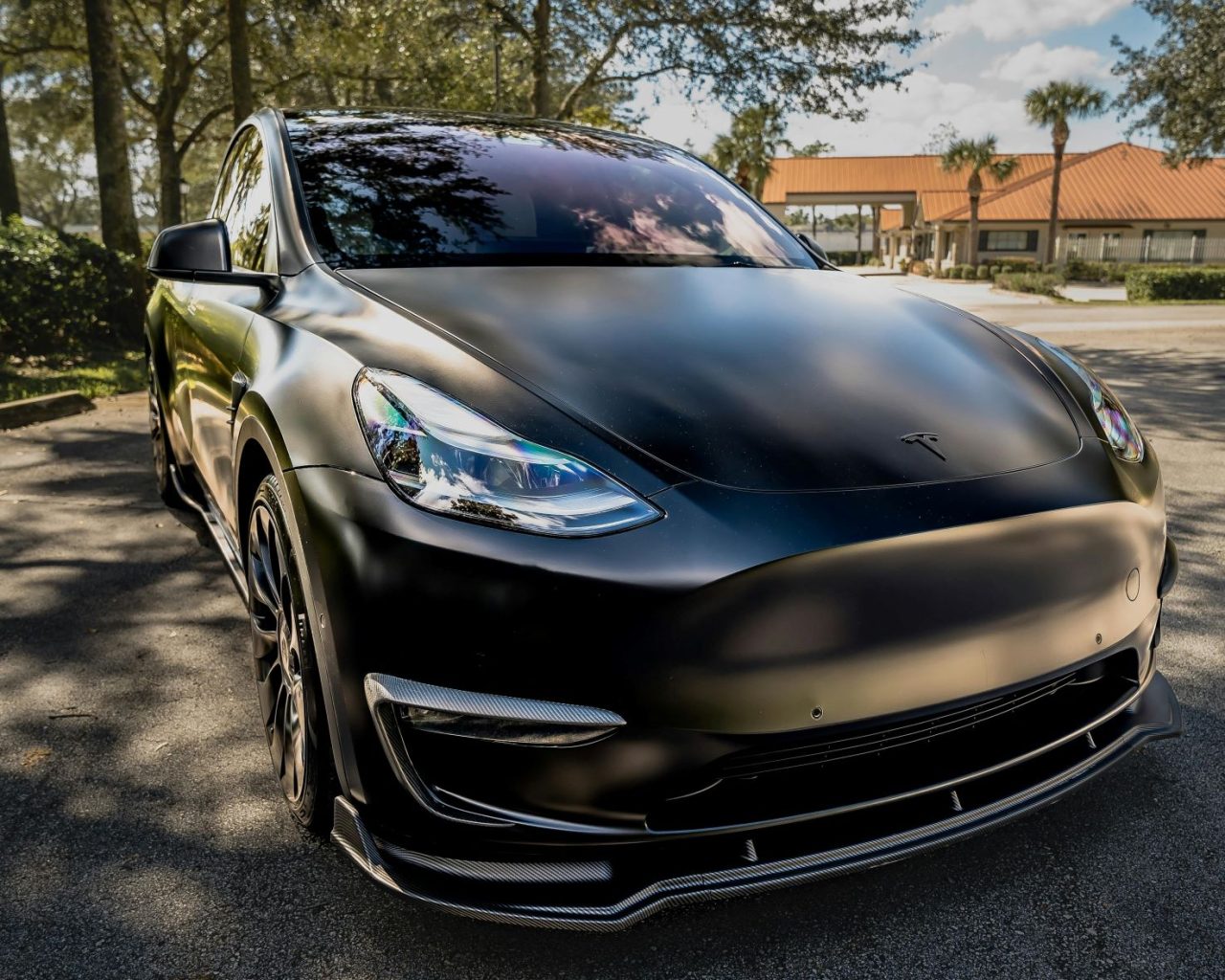 Rustic Wrapped Tesla Tesla Vinyl Wrap San Diego | Color Change & PPF