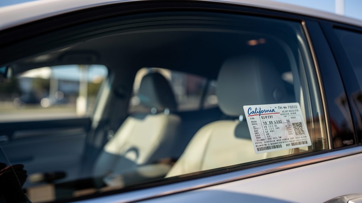 Professional window tint on California car showing legal compliance in San Diego sunlight